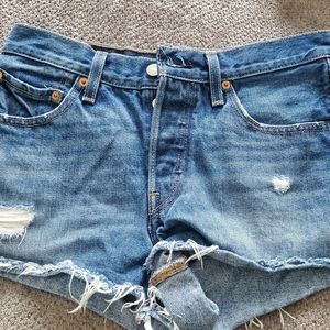 Vintage Levi button Jean shorts